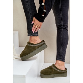 Bottes de neige modèle MC-39 vert foncé 2