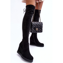 Cuissardes NS362P Daim Noir le noir 1