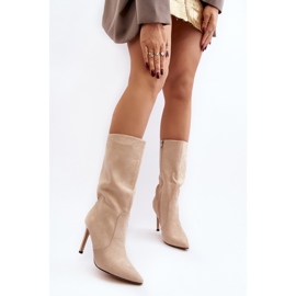 Bottes Modèle CLS-256 Beige 2