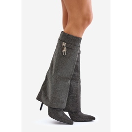 Modèle C-337 Bottes noires le noir 1