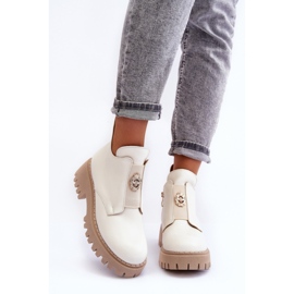 Bottines avec décoration Lemar 600451 beige 2