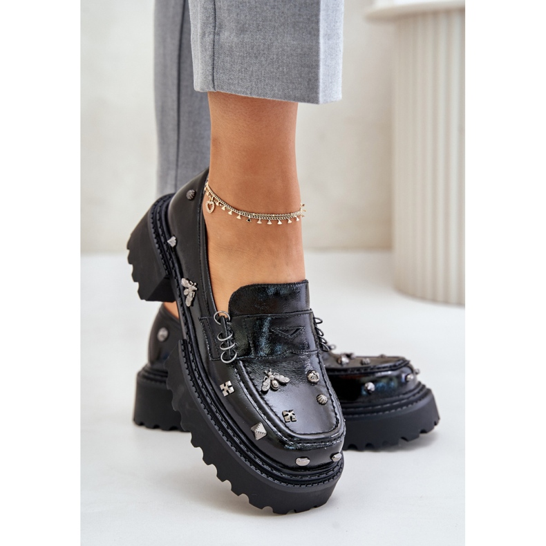 Chaussures Modèle Da MR880-103 Laque Noire 1