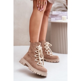 Bottes Modèle NS539P Beige 1