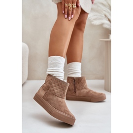 Bottes de neige Big Star beiges 1