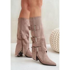 Bottes Modèle Vamissa QT108P Beige 1