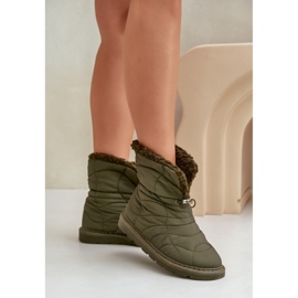Bottes de neige Modèle 6433 Vert Foncé 2
