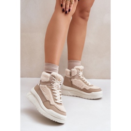 Lee Cooper LCJ-24-47-3146 Chaussures de sport beiges 1