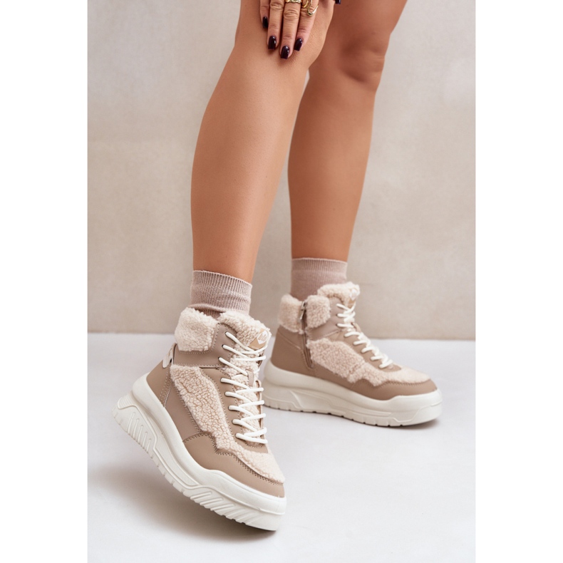 Lee Cooper LCJ-24-47-3146 Chaussures de sport beiges 1