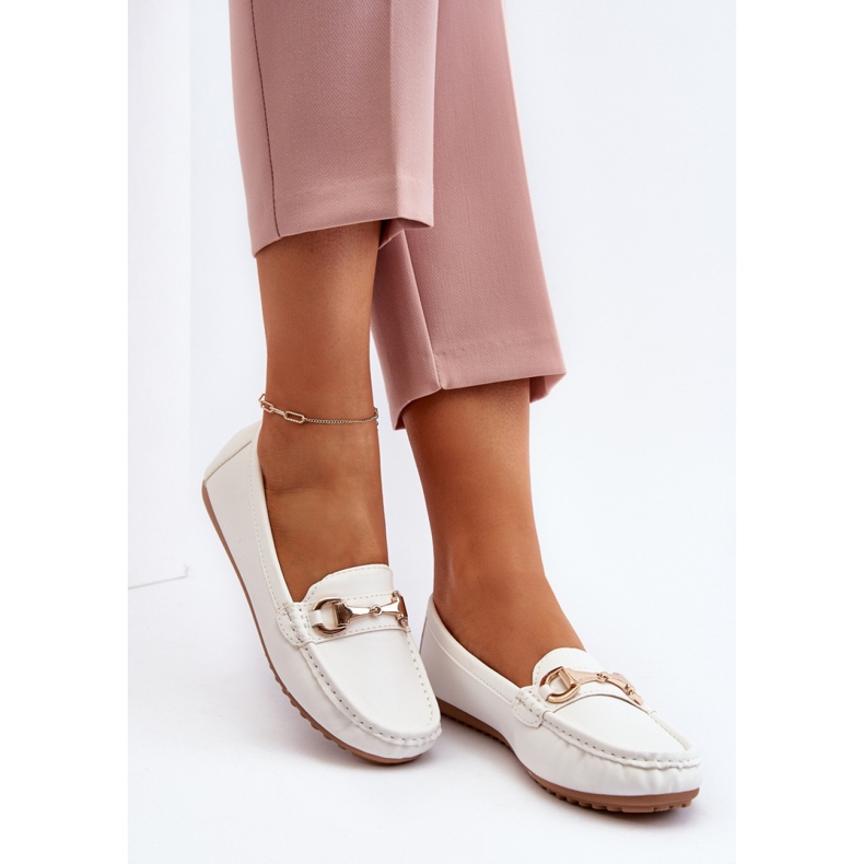 Mocassins Modèle NN22-991 Blanc 1