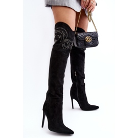 Modèle C-325 Bottes noires le noir 1