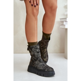 Maciejka 06766-09 Bottines kaki vert 2