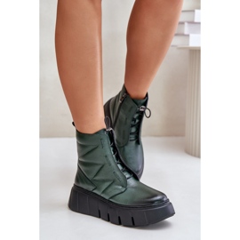 Zazoo 60472 Bottines vert foncé 2