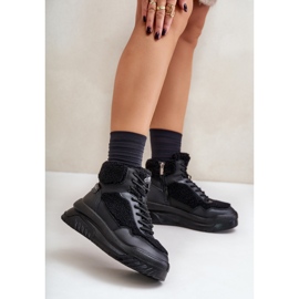 Lee Cooper LCJ-24-47-3145 chaussures de sport noires 1