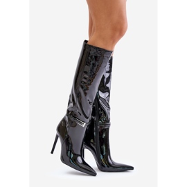 Modèle C-334 Bottes noires le noir 1