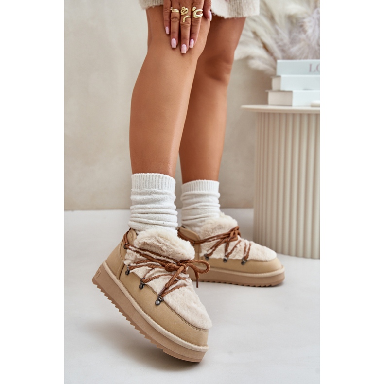 Bottes de neige D.Franklin DFSH370011 beige 1