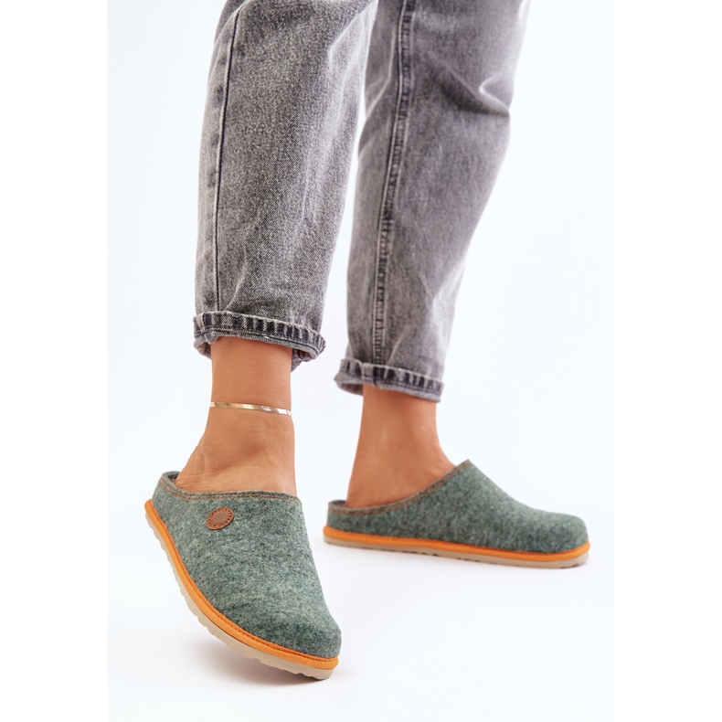 Inblu CS000039 Chaussons verts 1