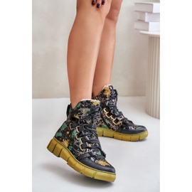 Maciejka 06158-07 Bottines Jaune/Noir le noir 1