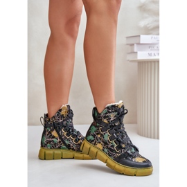 Maciejka 06158-07 Bottines Jaune/Noir le noir 2