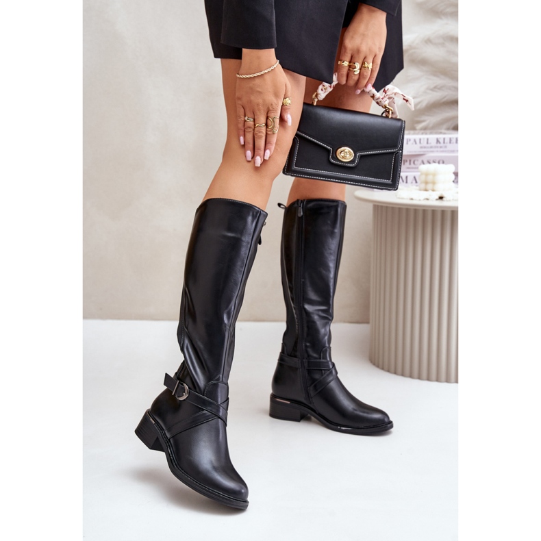 Bottes Modèle 24KZ39-7496 Noir 1