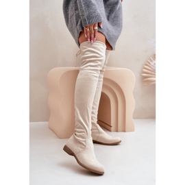 Modèle A26 Bottines beiges 1