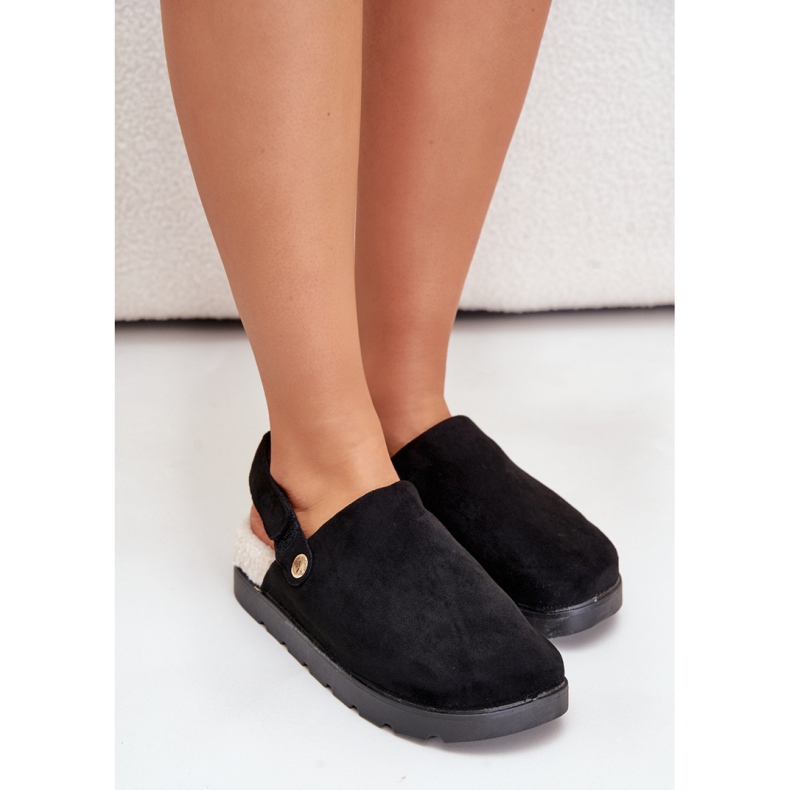 Chaussons Modèle 100-418 Noir le noir 1