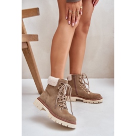 Trappeurs Modèle F6278 Kaki vert 1