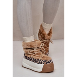 Big Star OO274A208 Bottes de neige marron/léopard brun 1