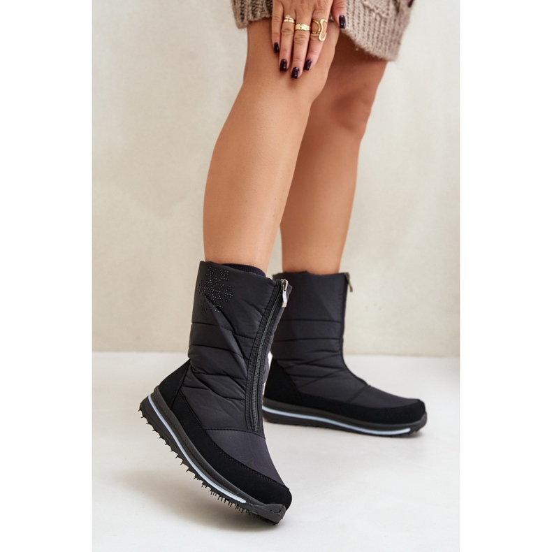 Progress PROGJ-22-130 Bottes de neige noires 1