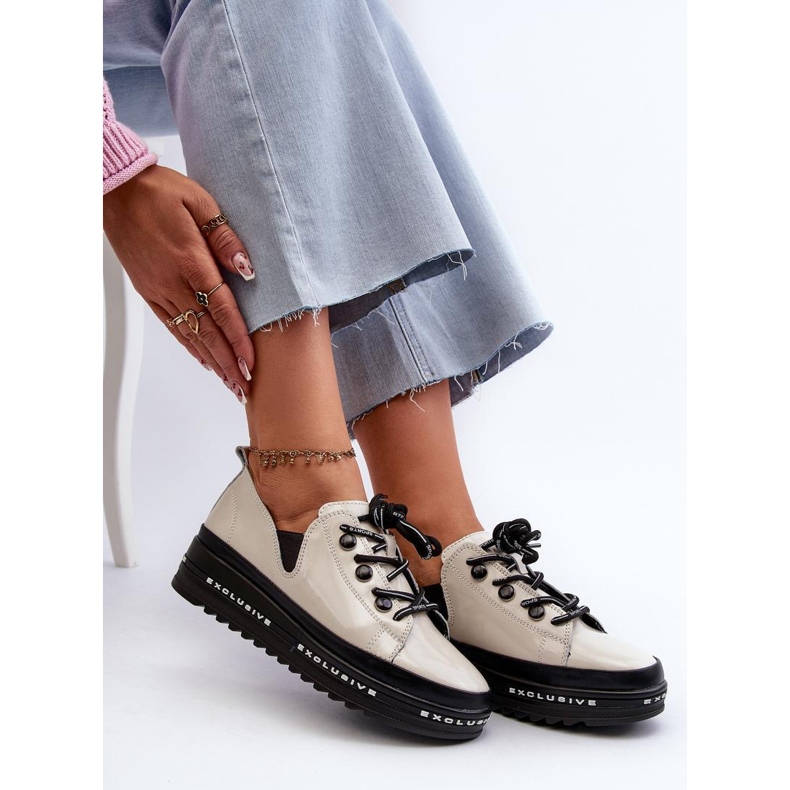 S. BARSKI Chaussures S.Barski LR620 beiges - 1