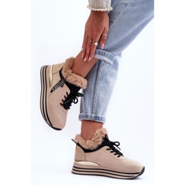 Chaussures de sport modèle 21-Q99 beige 2