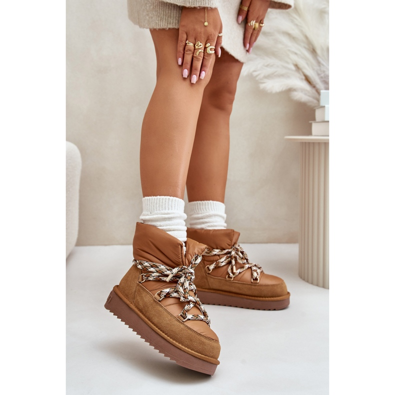 Bottes de neige Modèle DFSH375003 Marron brun 1