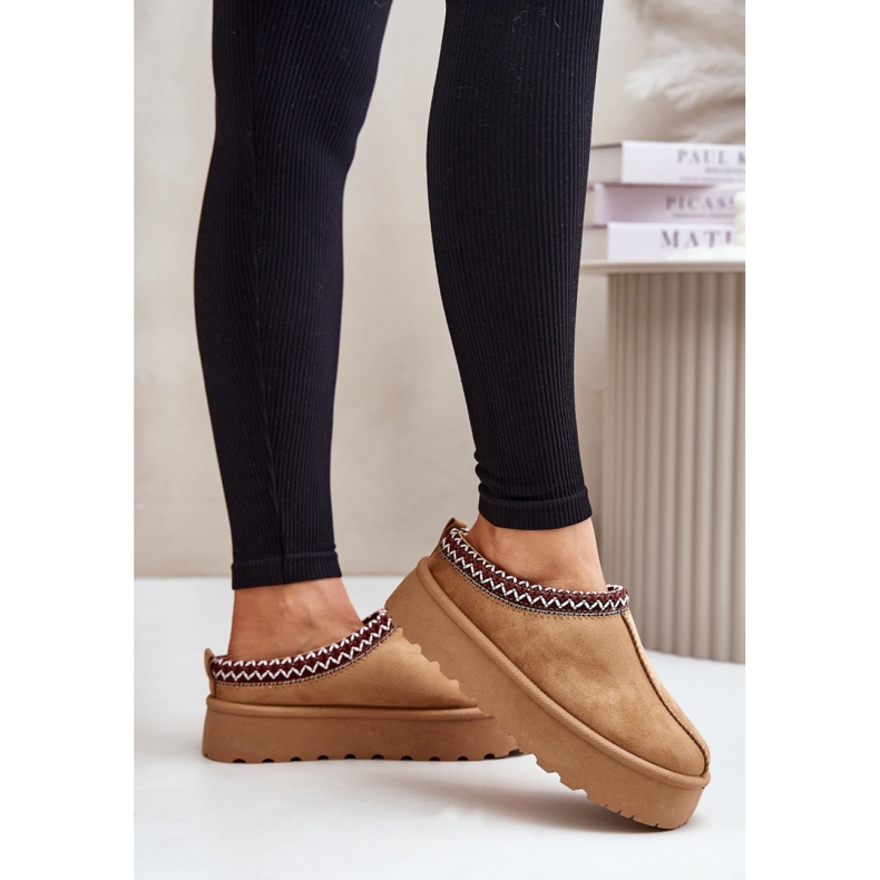 Bottes de neige Modèle VL242P Camel brun 1