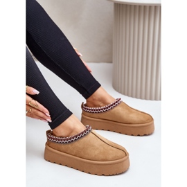 Bottes de neige Modèle VL242P Camel brun 2