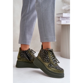 Maciejka 06759-09 Bottines vertes 2