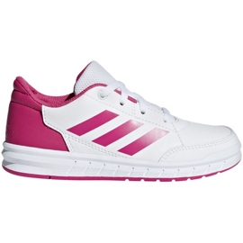 Chaussures Adidas AltaSport K D96870 blanc 1
