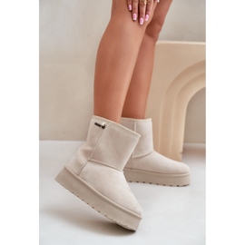 Big Star OO274897 bottes de neige beige clair 1