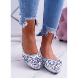Ballerines Modèle C87 Argenté 1