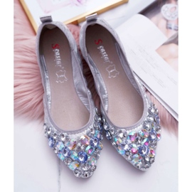 Ballerines Modèle C87 Argenté 2