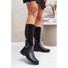 Jezzi Bottes Modèle ASA62-112 Noir 1