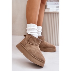 Bottes de neige Modèle 24BT26-7368 Beige 1 Bottes de neige Modèle 24BT26-7368 Beige 1