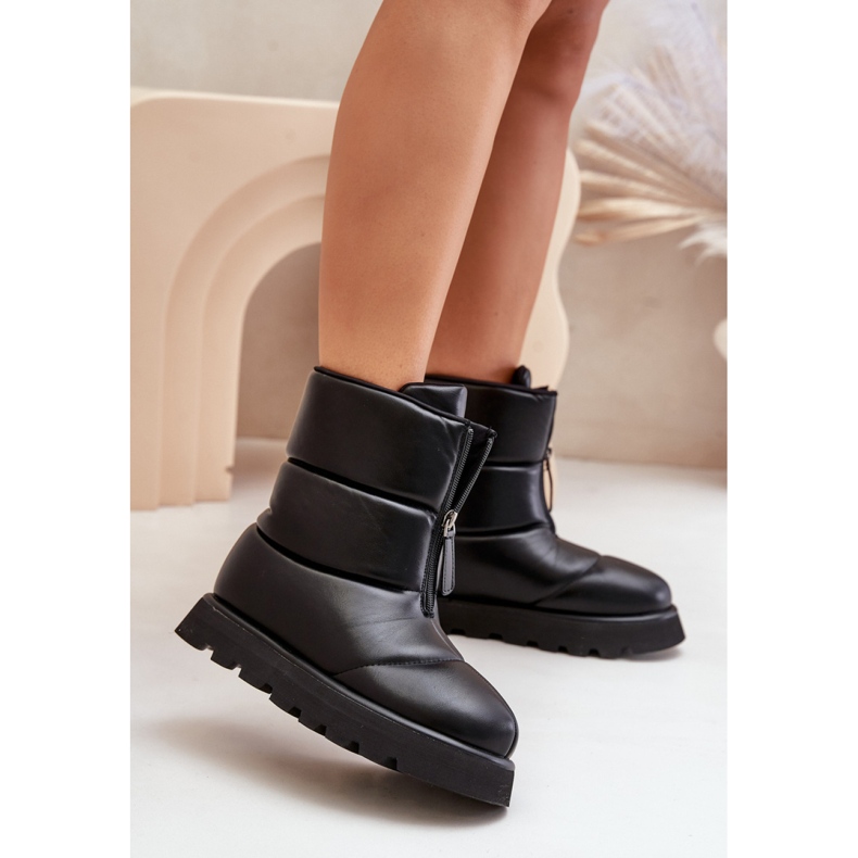 Bottes de neige Modèle C-314 Noir le noir 1