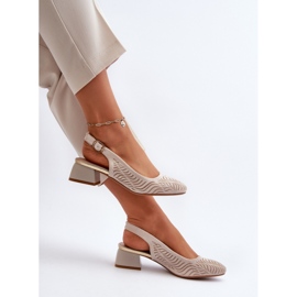 Jezzi Escarpins Modèle RMR2263-4 Beige 3