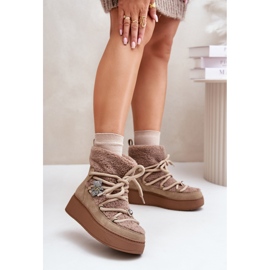 Bottes de neige Modèle UK180P Marron brun 1 Bottes de neige Modèle UK180P Marron brun 1