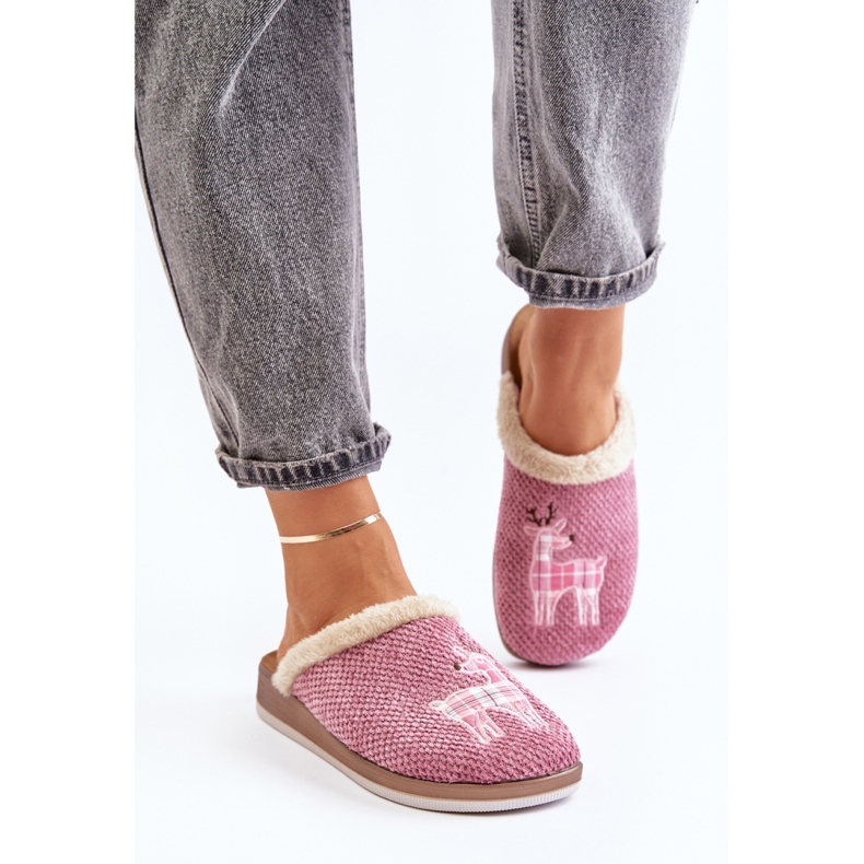 Inblu CT000034 Chaussons roses 1