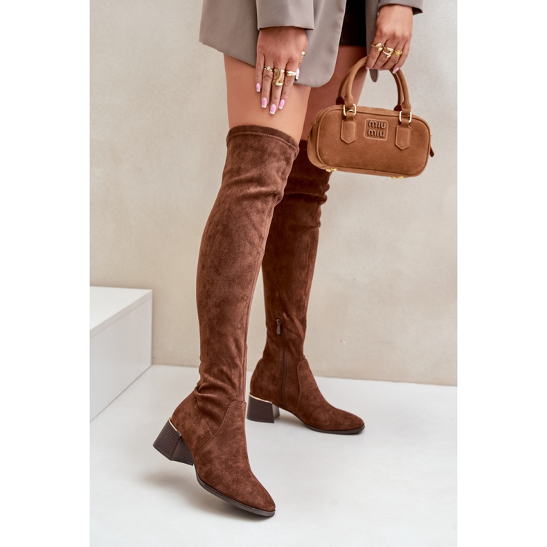 Bottes modèle LQ-53 marron brun 1