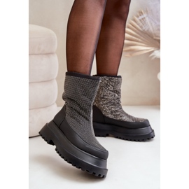 Bottes de neige Modèle C-274 Noir le noir 1