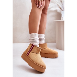 Bottes de neige modèle 20221 Camel brun 1
