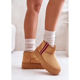 Bottes de neige modèle 20221 Camel brun 2