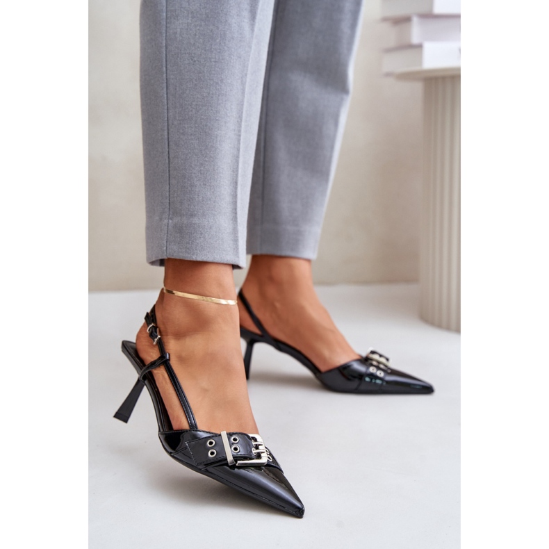 Talons hauts Modèle P-1401 Noir 1