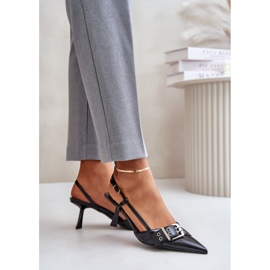 Talons hauts Modèle P-1401 Noir le noir 2